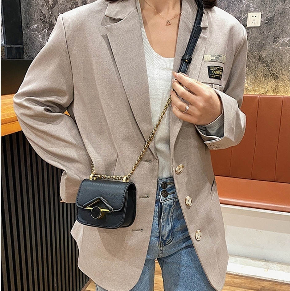 2WAYトライアングルサークルモチーフミニバッグ | 詳細画像10