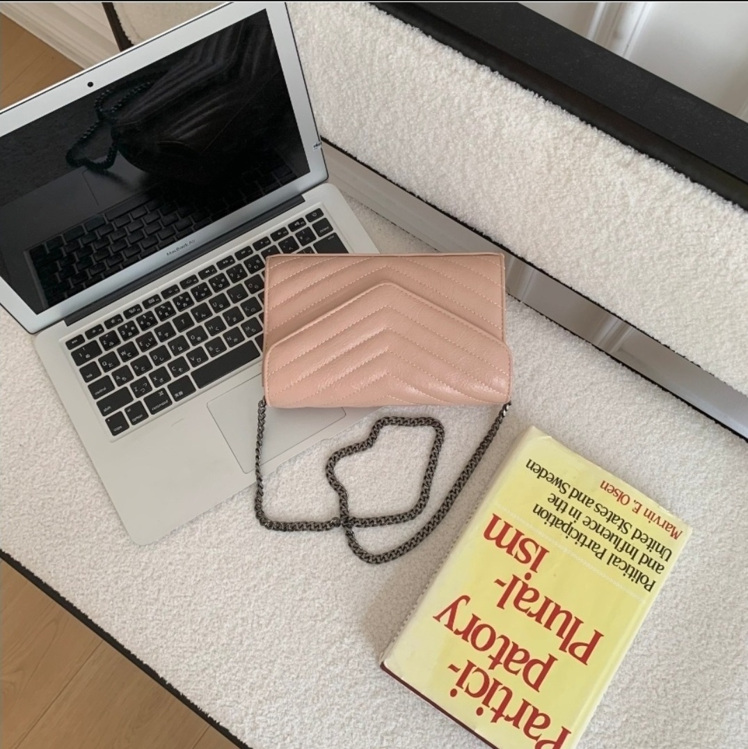 フラップステッチチェーンショルダーバッグ | 詳細画像13