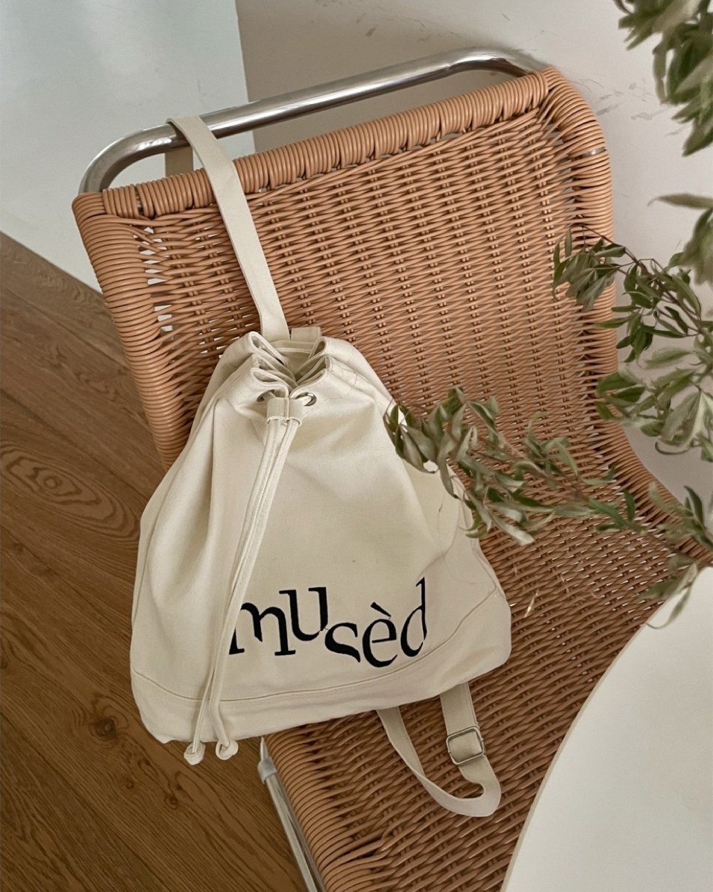 musèd刺繍ドロストバックパック | 詳細画像6