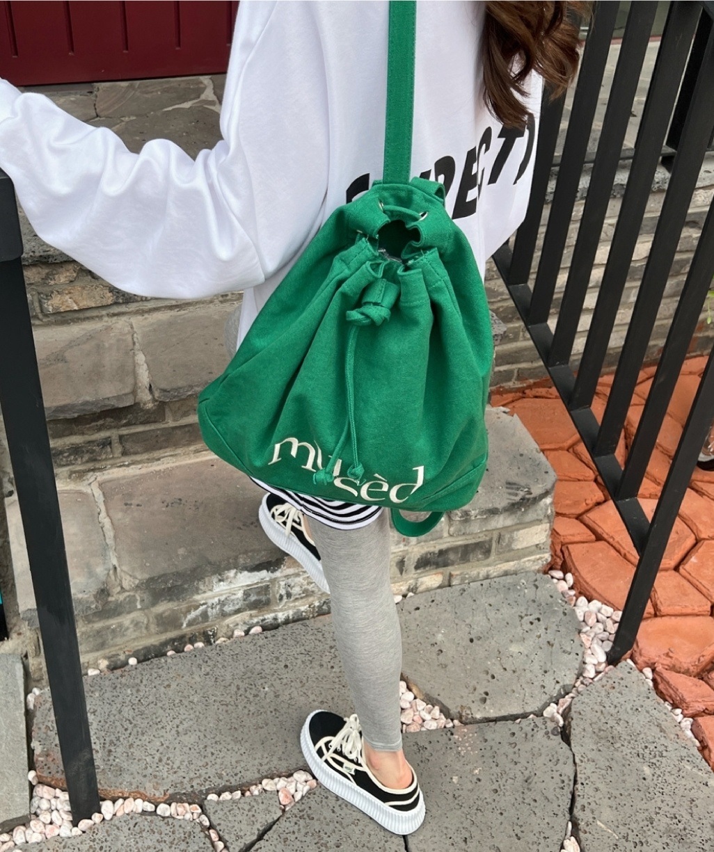 musèd刺繍ドロストバックパック | 詳細画像3