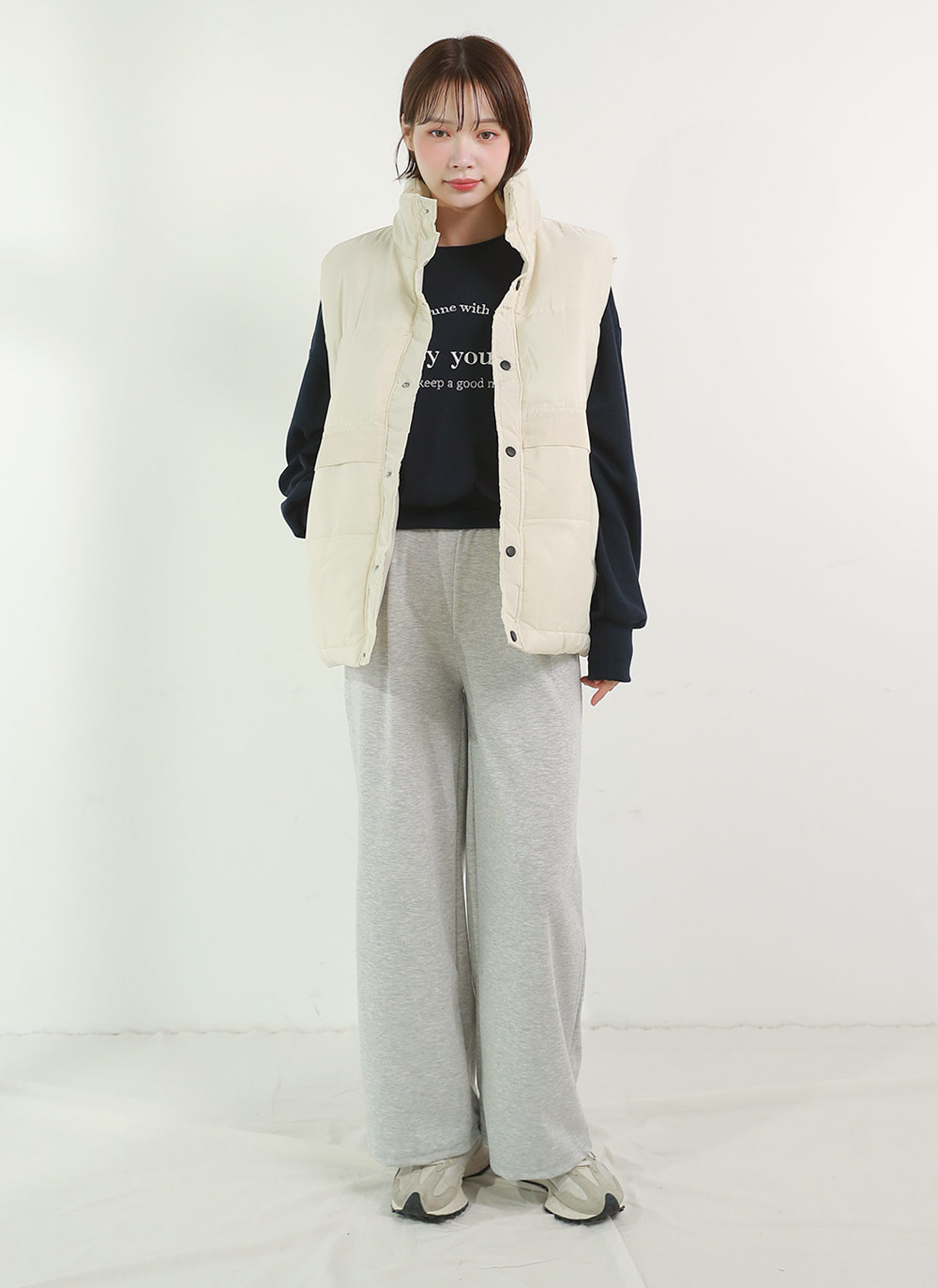 enjoy配色レタリングスウェット | 詳細画像12