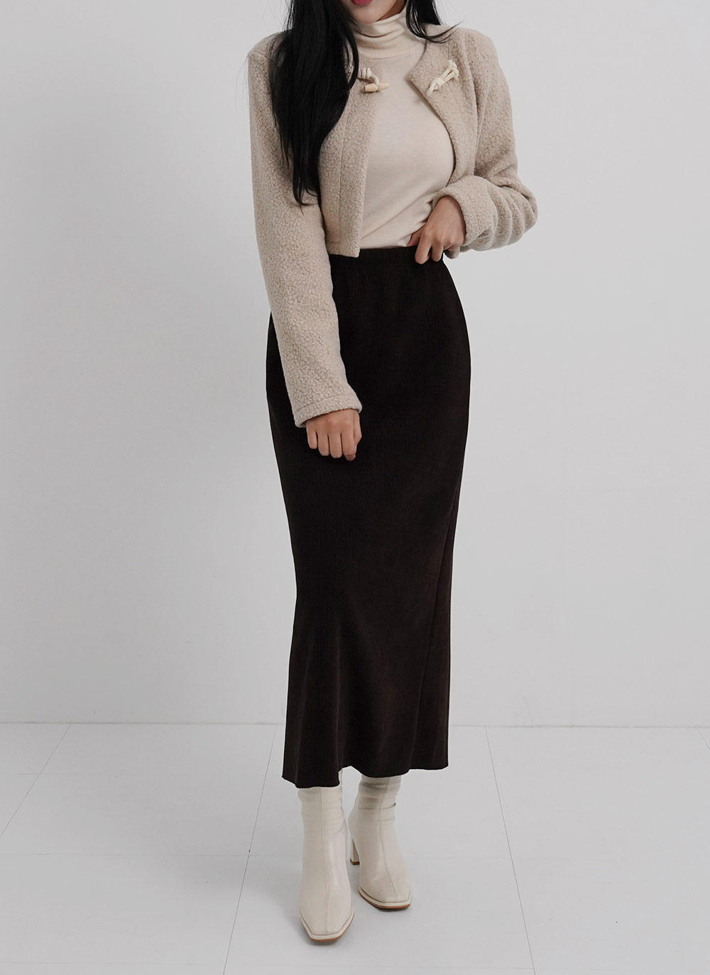 裏起毛タートルネック長袖シャツ | 詳細画像6