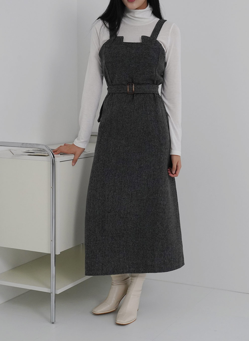 裏起毛タートルネック長袖シャツ | 詳細画像13