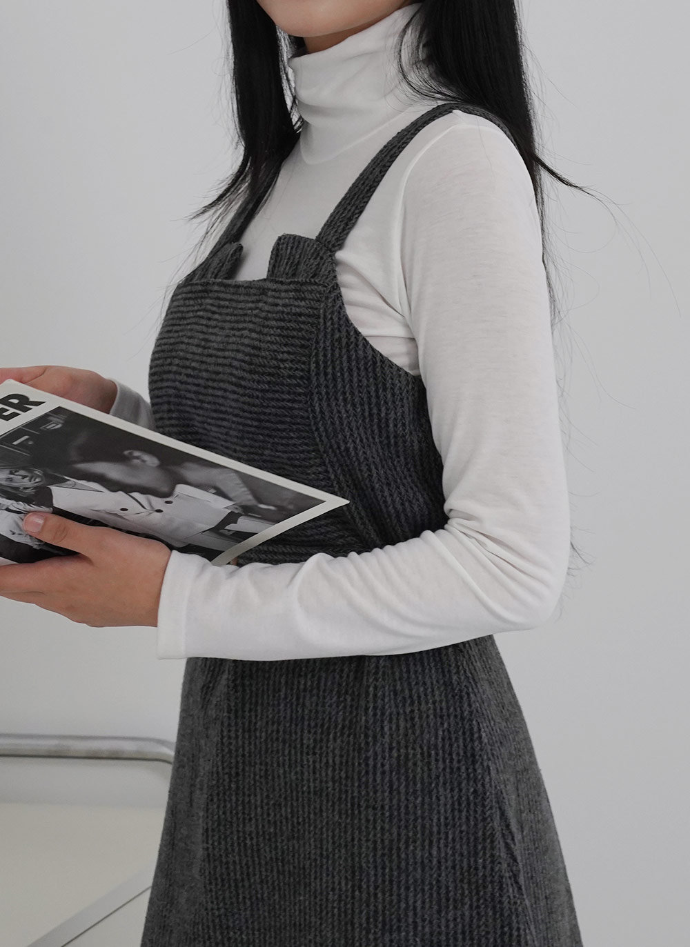 裏起毛タートルネック長袖シャツ | 詳細画像14