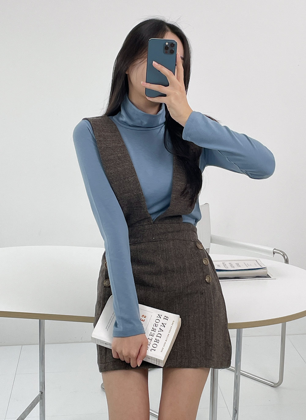 裏起毛タートルネック長袖シャツ | 詳細画像16