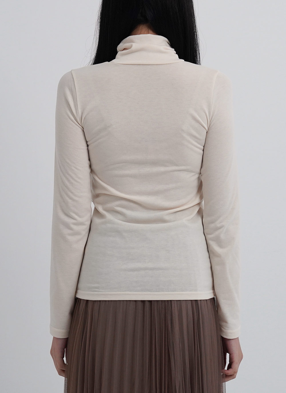 裏起毛タートルネック長袖シャツ | 詳細画像21