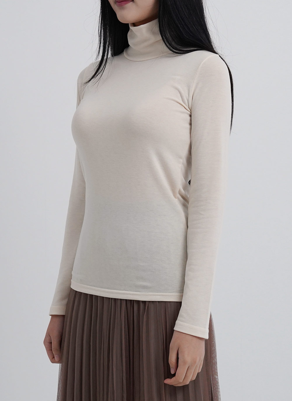 裏起毛タートルネック長袖シャツ | 詳細画像20