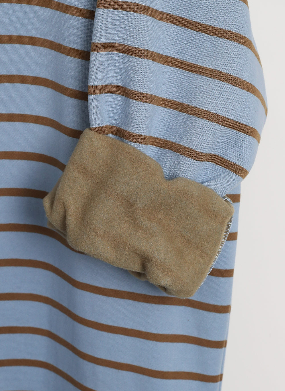 裏起毛ボーダースウェットワンピース | 詳細画像24