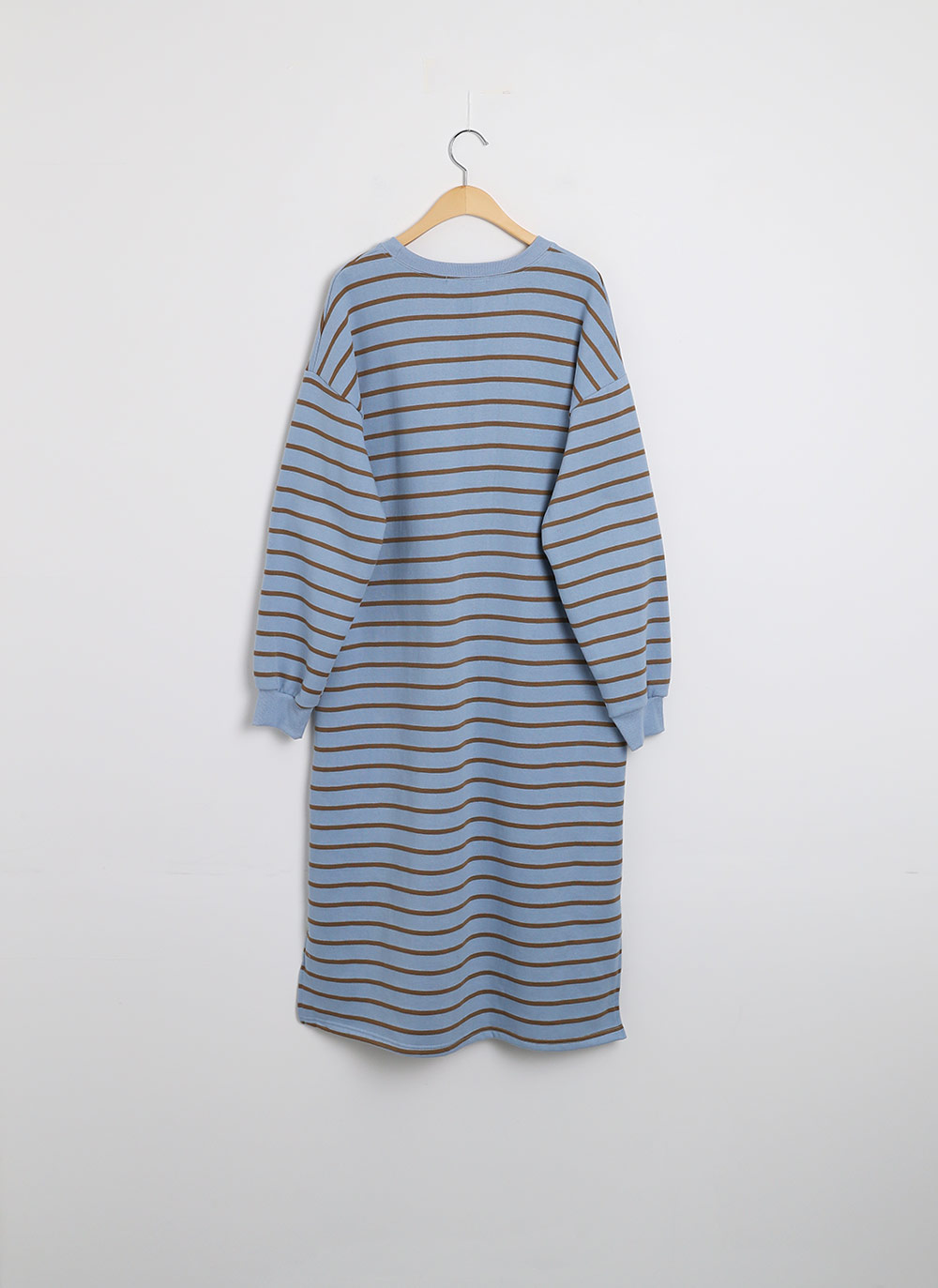 裏起毛ボーダースウェットワンピース | 詳細画像21