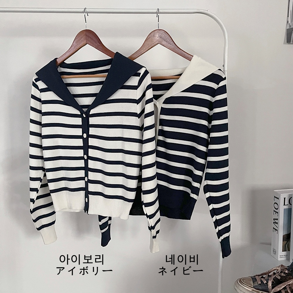 セーラーカラーボーダーカーディガン | 詳細画像22