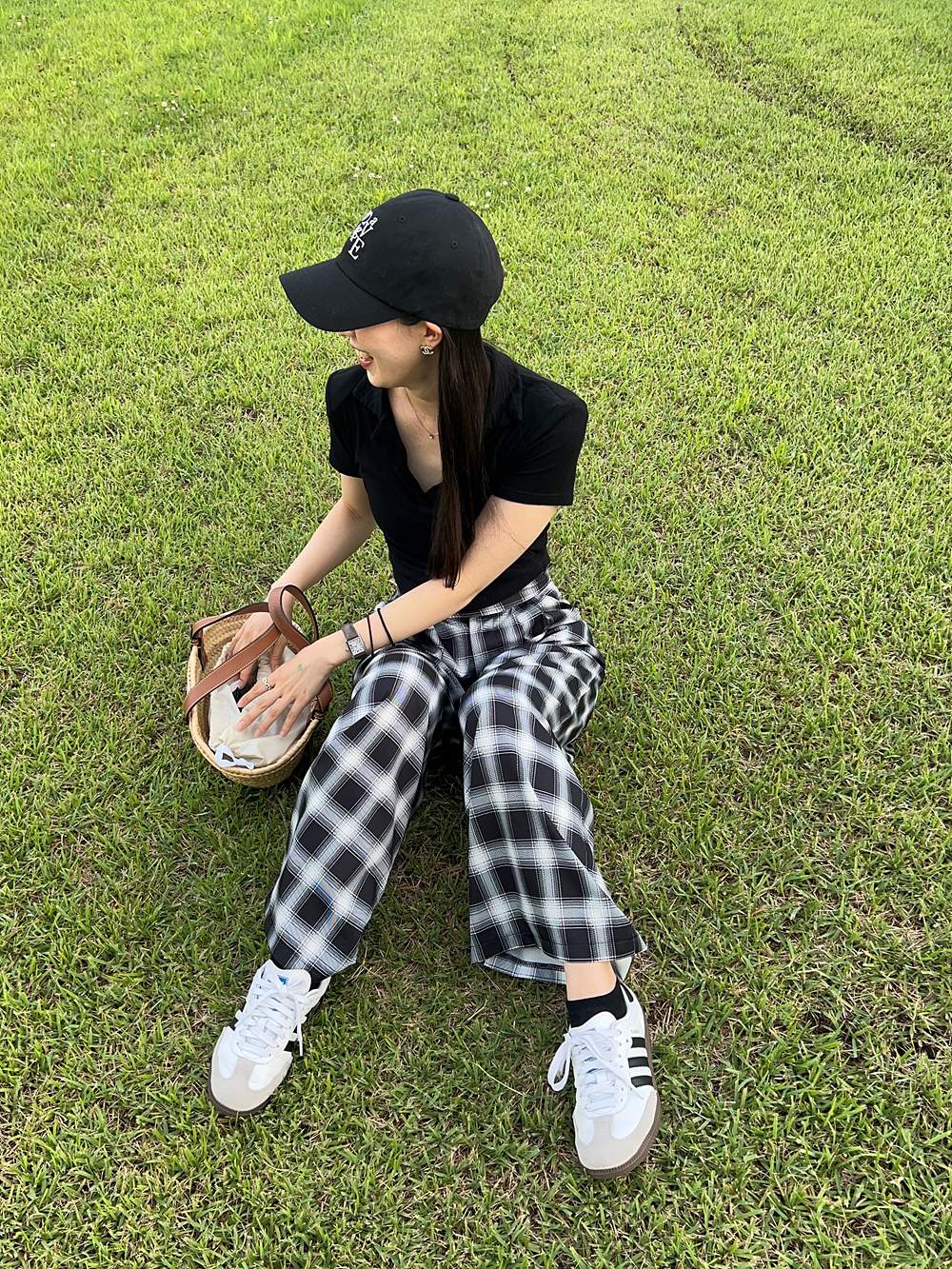 スキッパー半袖Tシャツ&チェックパンツSET | 詳細画像28