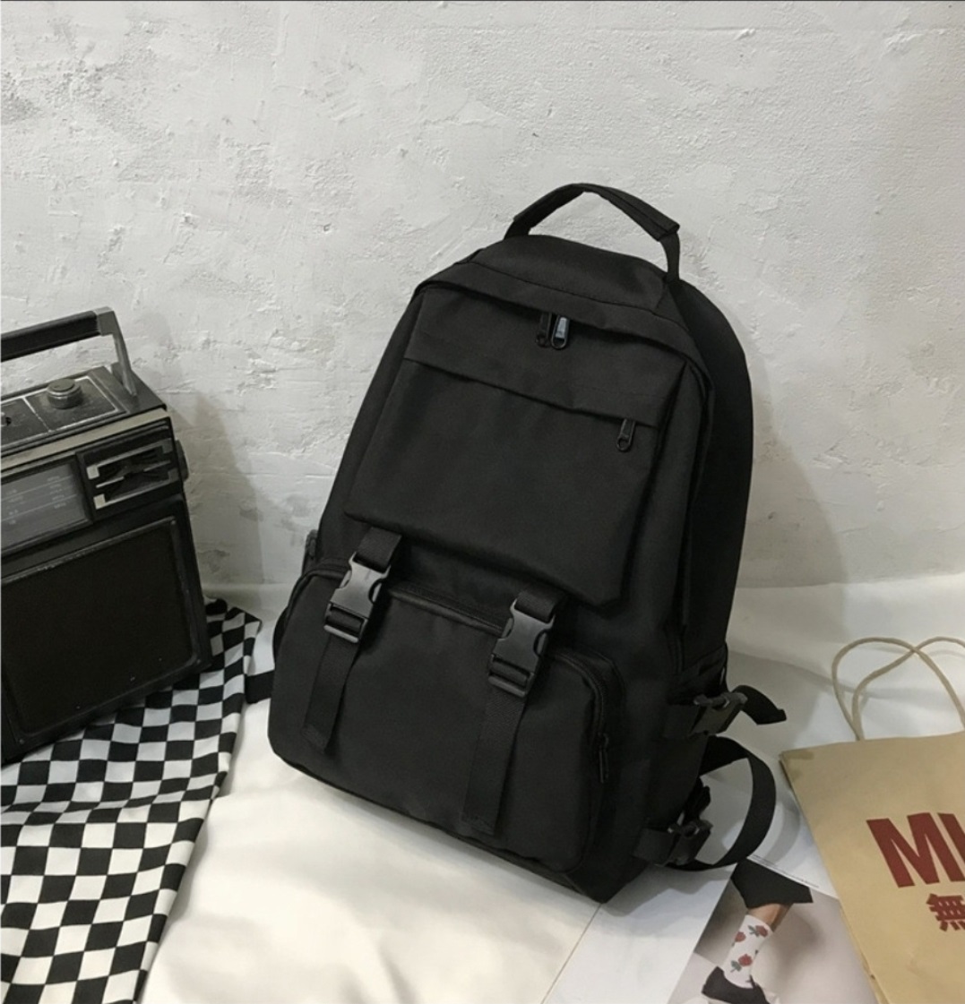 ベルトポケットブラックバックパック | 詳細画像16