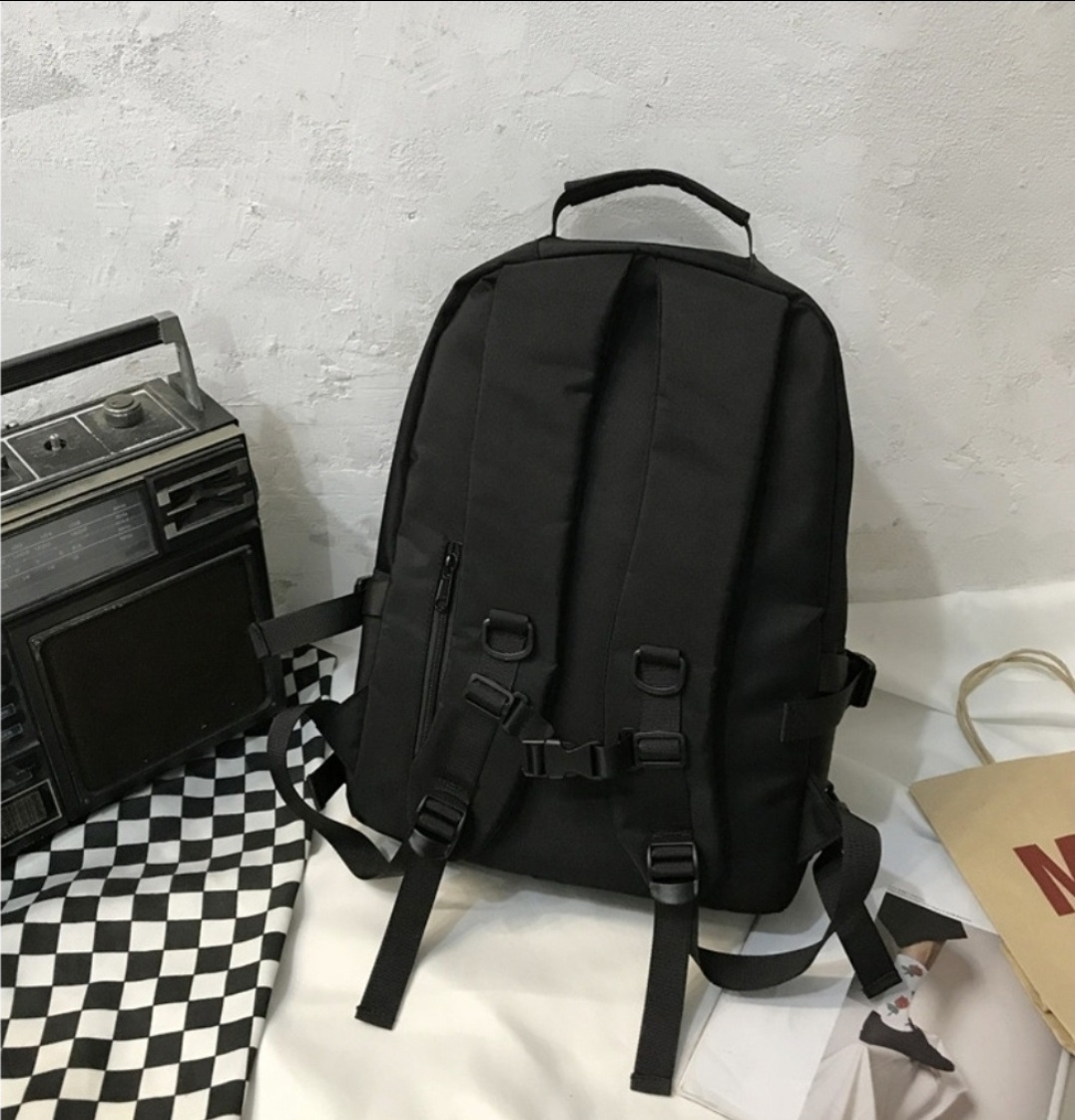 ベルトポケットブラックバックパック | 詳細画像18