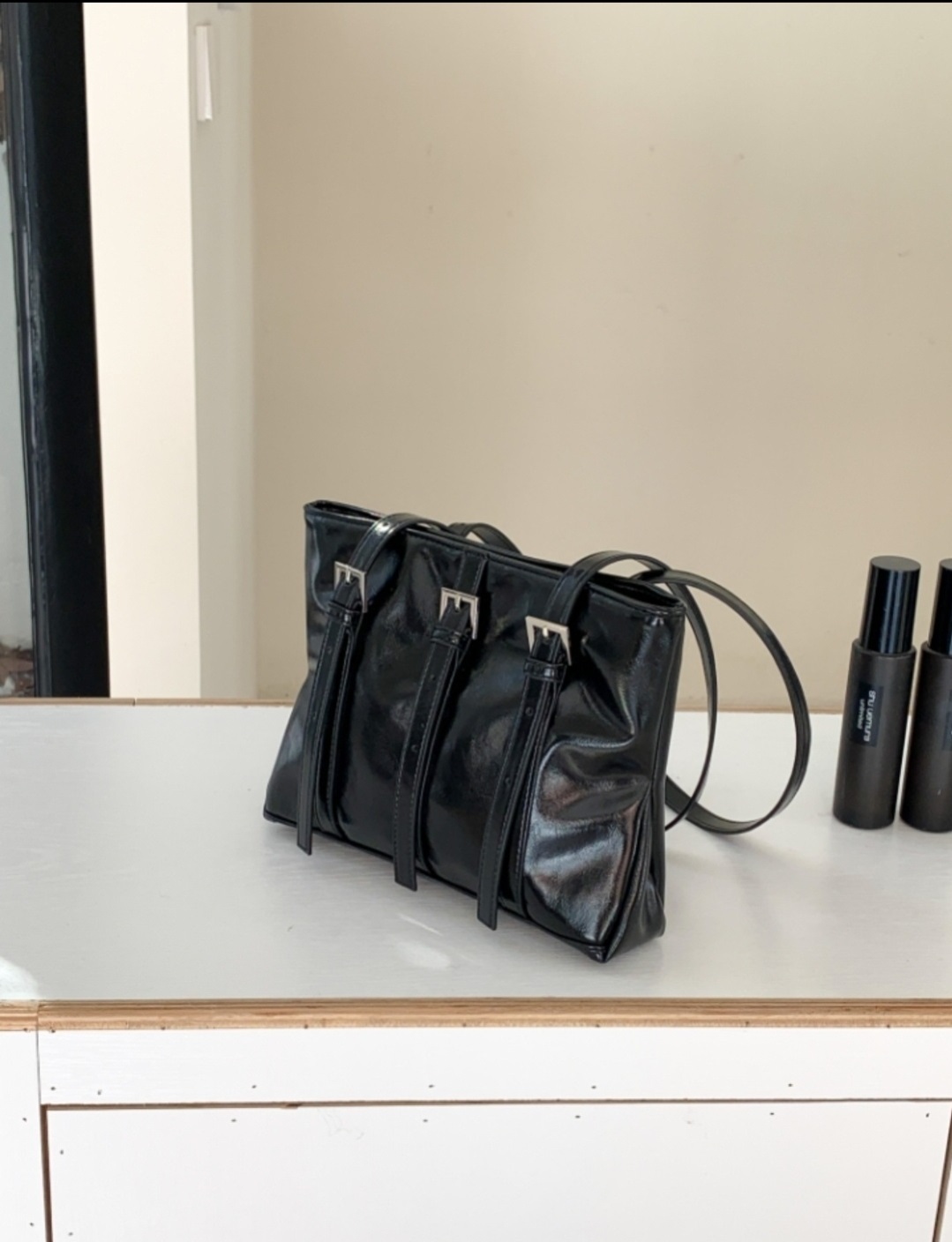 トリプルベルトスクエアトートバッグ | 詳細画像9