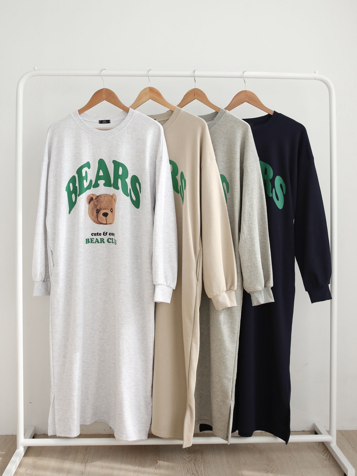 BEARSプリントスリットスウェットワンピース | 詳細画像2