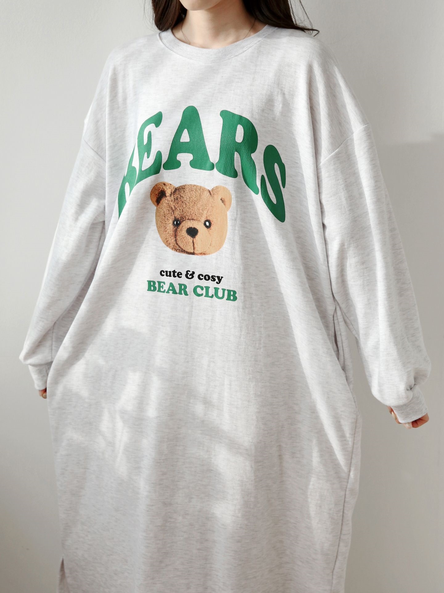 BEARSプリントスリットスウェットワンピース | 詳細画像13