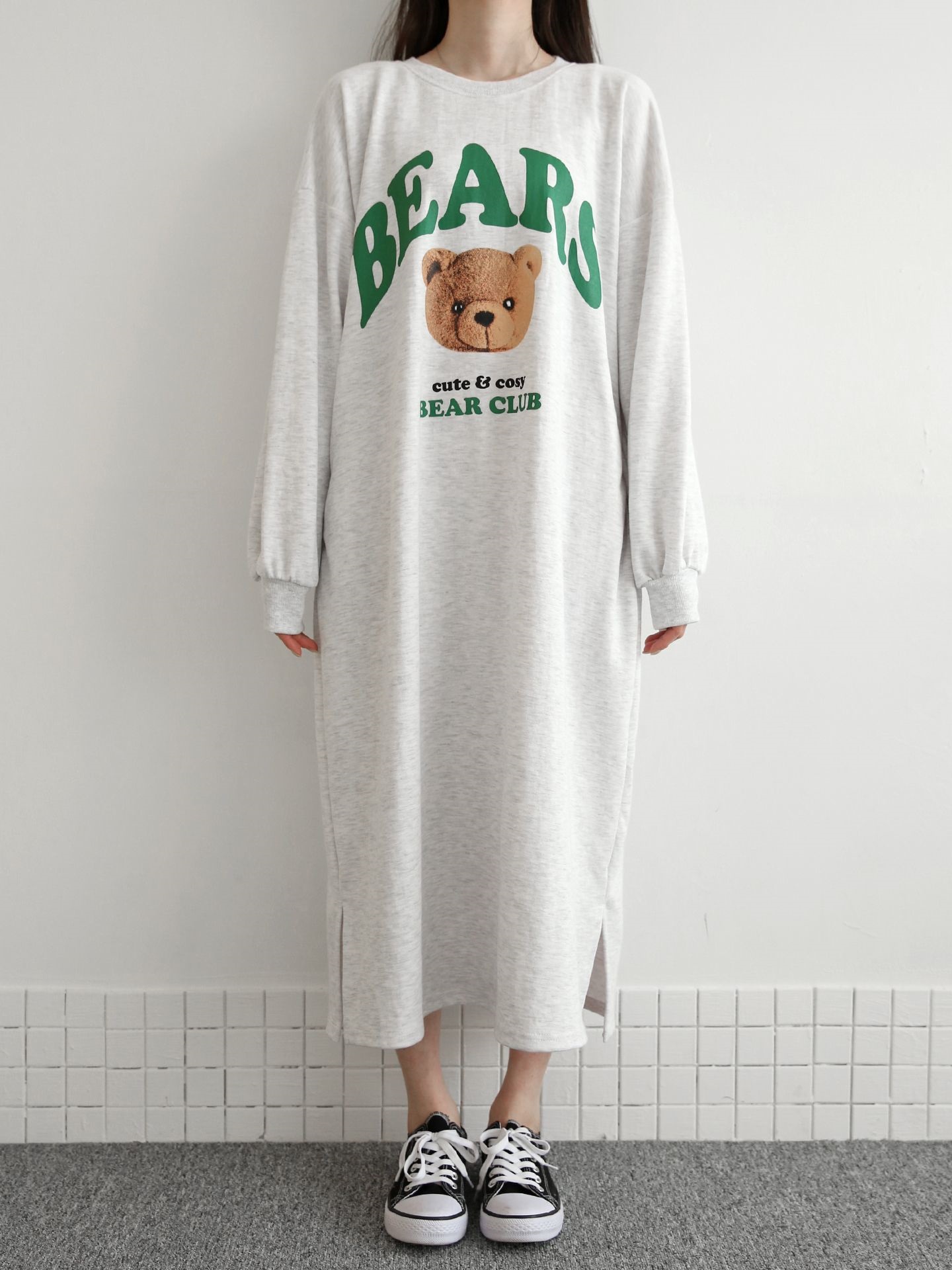 BEARSプリントスリットスウェットワンピース | 詳細画像14