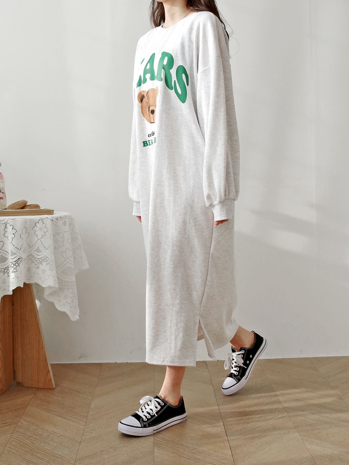 BEARSプリントスリットスウェットワンピース | 詳細画像17