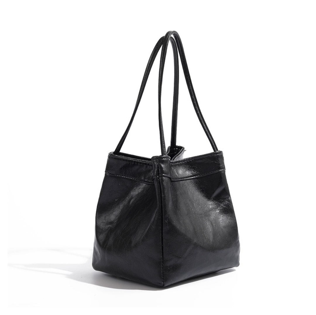 レザー調キューブトートバッグ | 詳細画像7