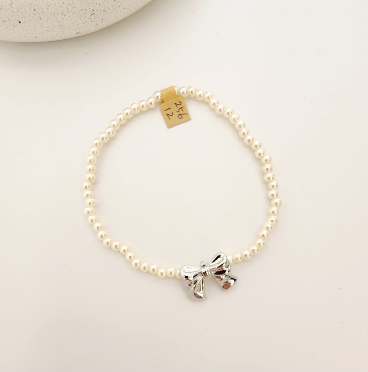 メタルリボンエコパールブレスレット | 詳細画像3