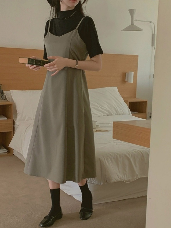 [美品] ハーリップトゥ チェックワンピース Ｖネック リボン Aライン 女子会 美品] ハーリップトゥ チェックワンピース Vネック リボン A
