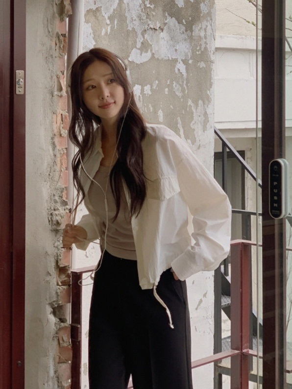 ドローコードフラップクロップドシャツジャケット | 詳細画像14