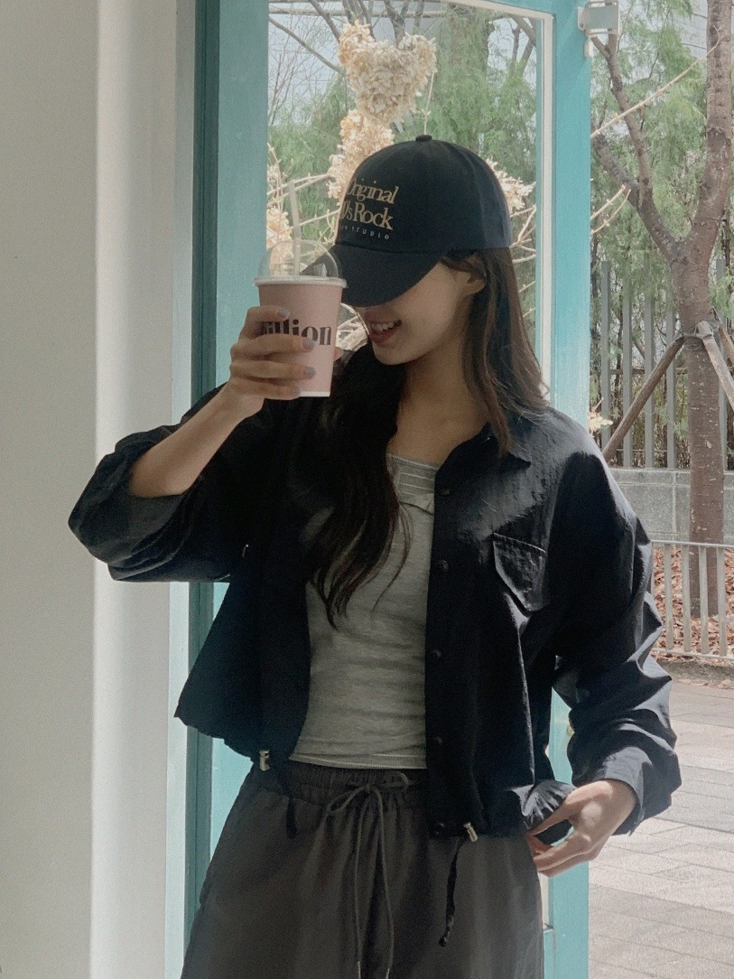 ドローコードフラップクロップドシャツジャケット | 詳細画像4