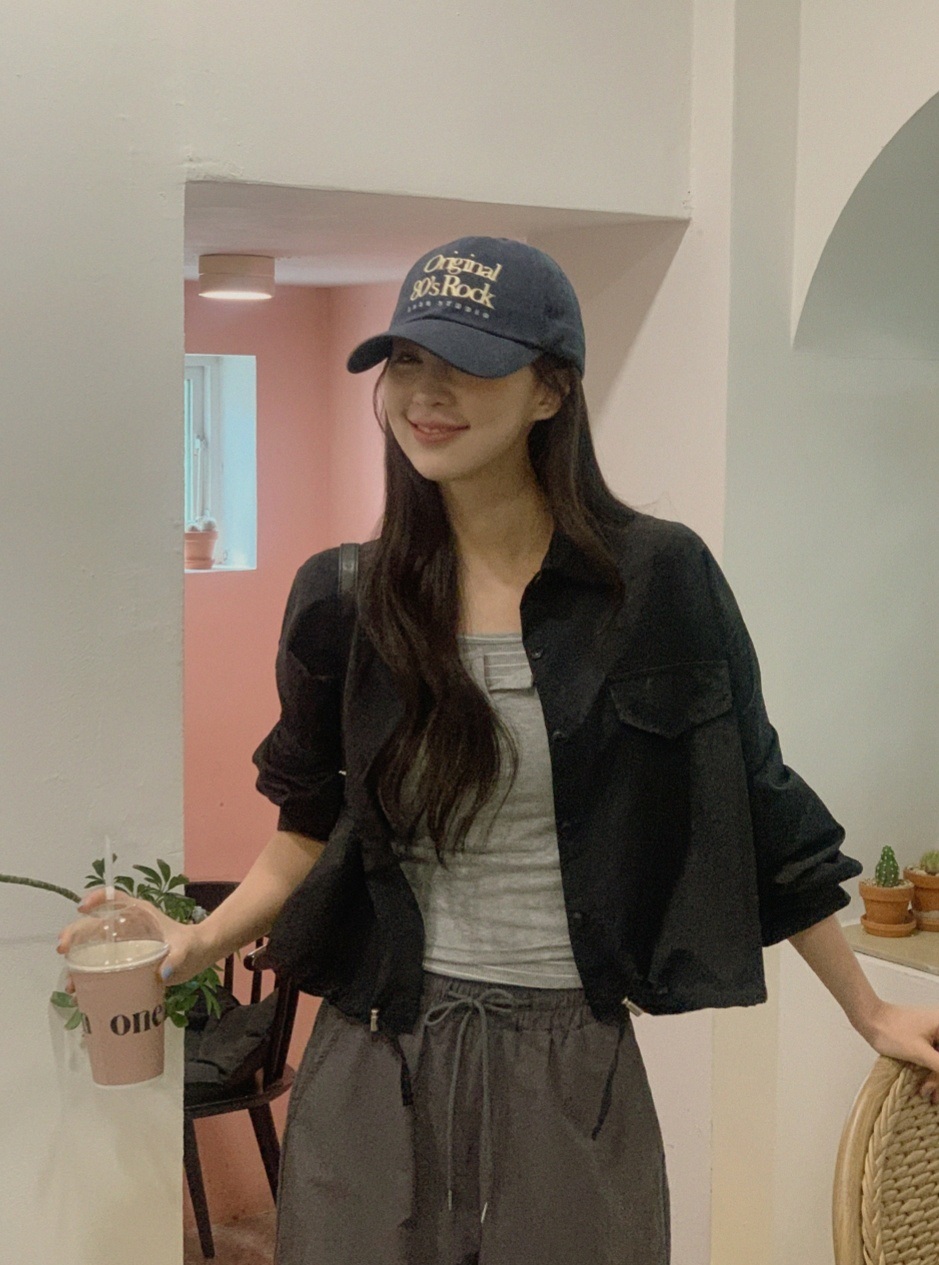 ドローコードフラップクロップドシャツジャケット | 詳細画像2