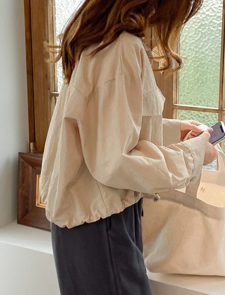 ドローコードフラップクロップドシャツジャケット | 詳細画像11