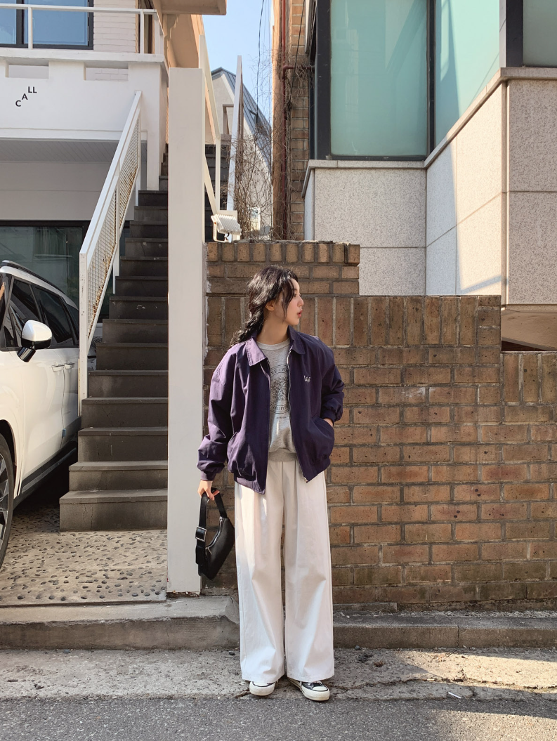 バックハートレタリングコットンカラージャンパー | 詳細画像4