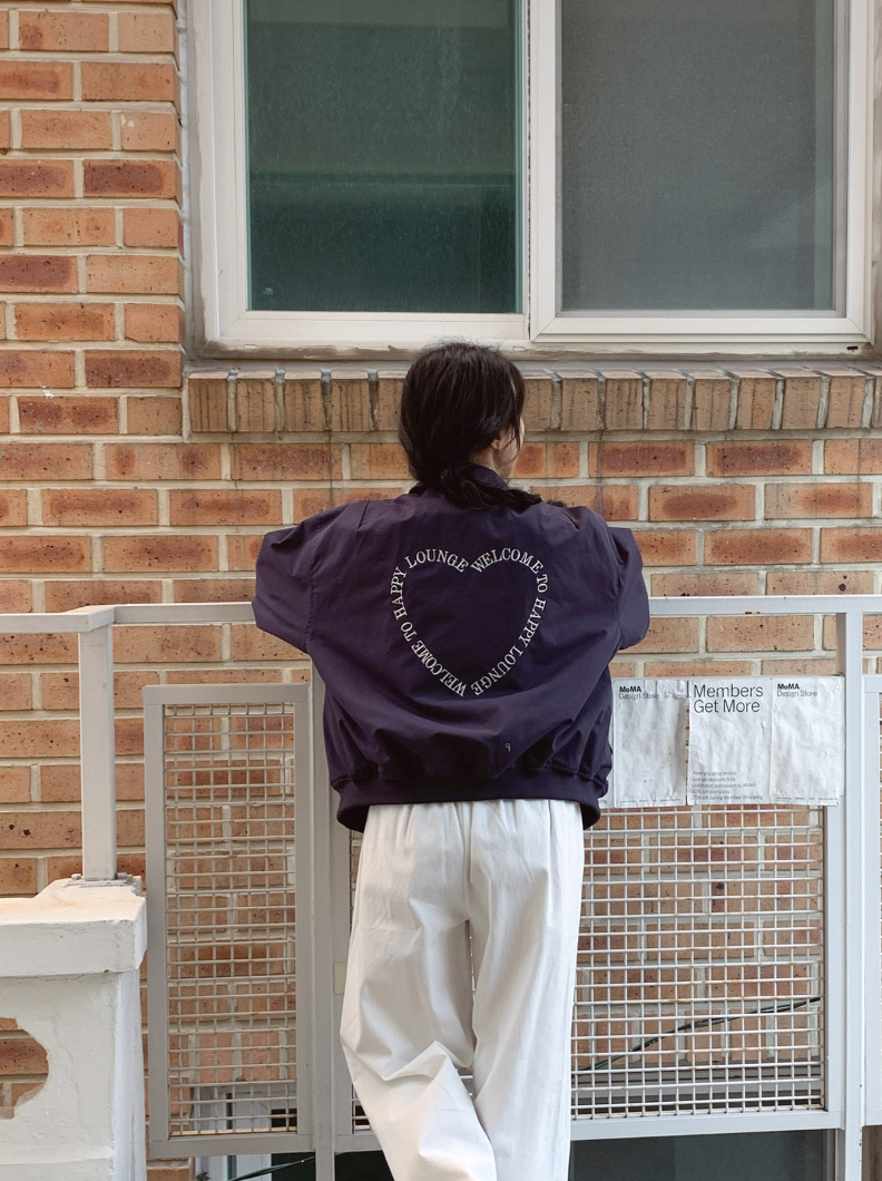 バックハートレタリングコットンカラージャンパー | 詳細画像5