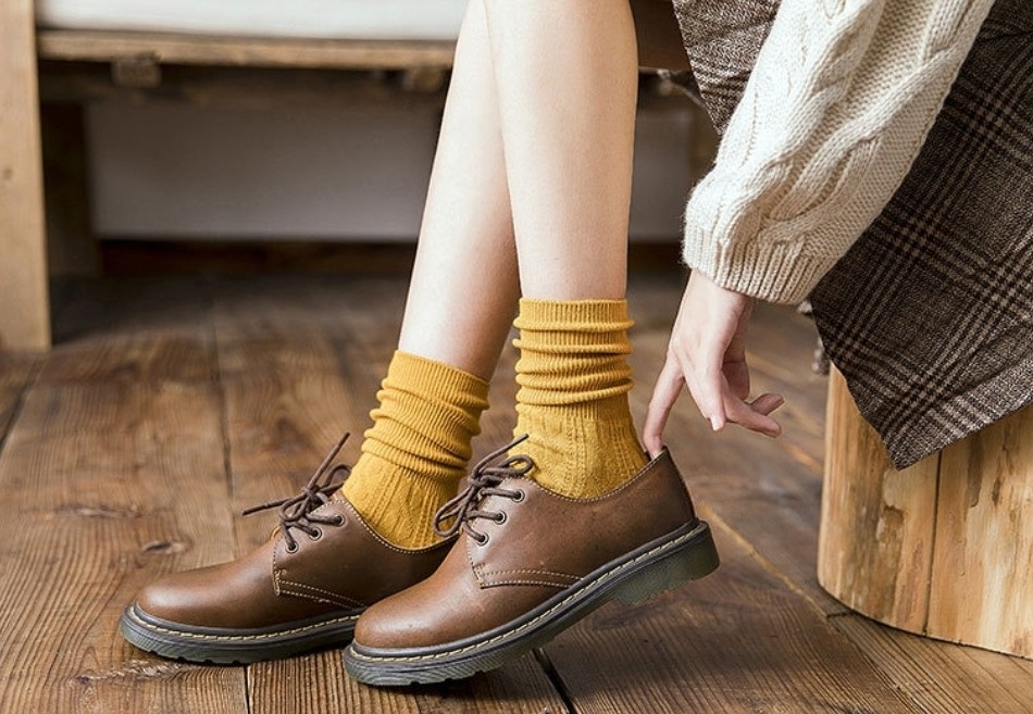 ハーフケーブルリブソックス | 詳細画像3