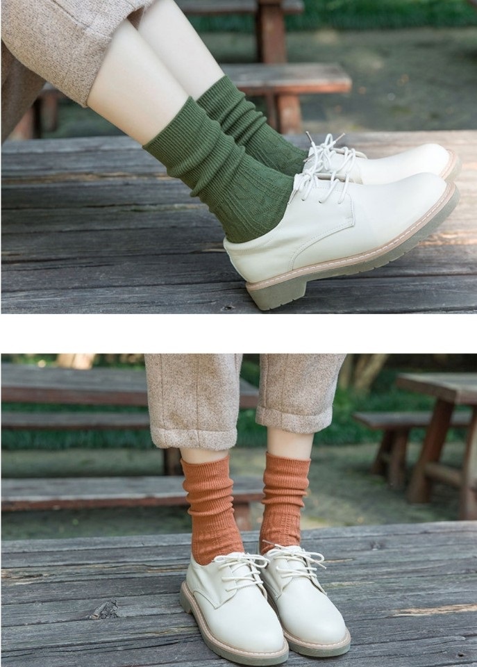 ハーフケーブルリブソックス | 詳細画像4