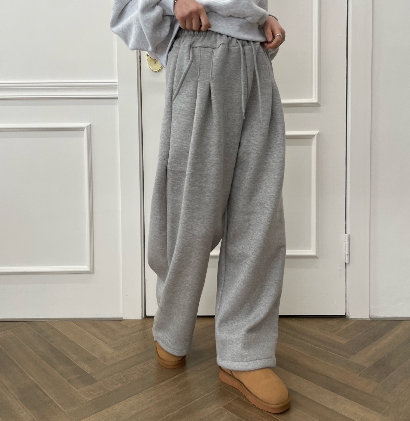 2WAYドロストツータックスウェットパンツ | 詳細画像2