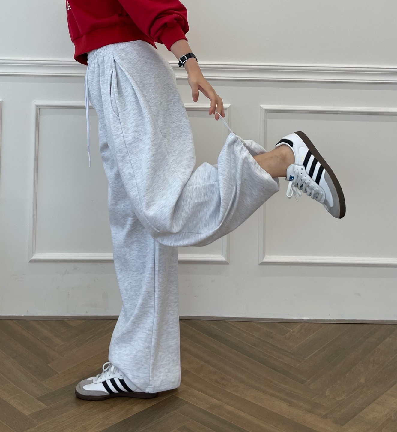 2WAYドロストサイドタックスウェットパンツ | 詳細画像6