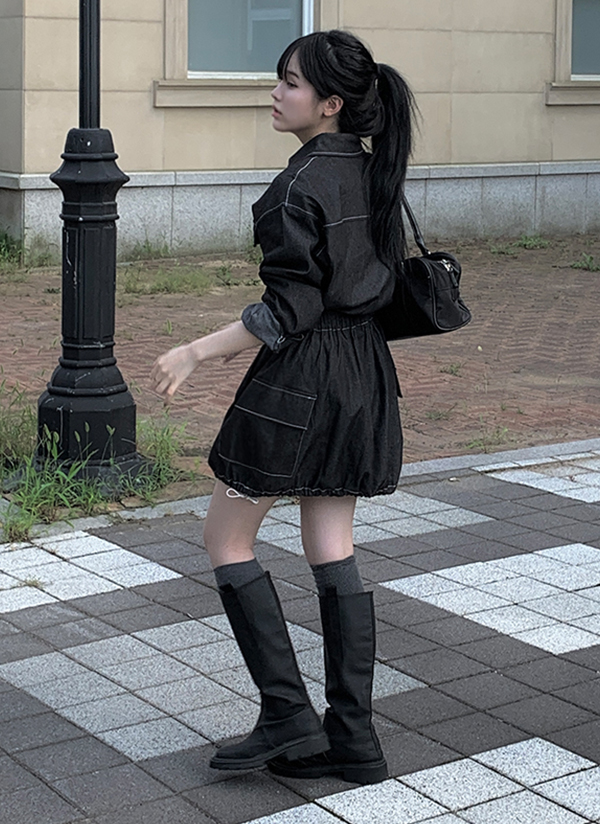 BLACK EYE PATCH woman デニムスカート moussy blackeyepatch コラボデニムスカート - メルカリ