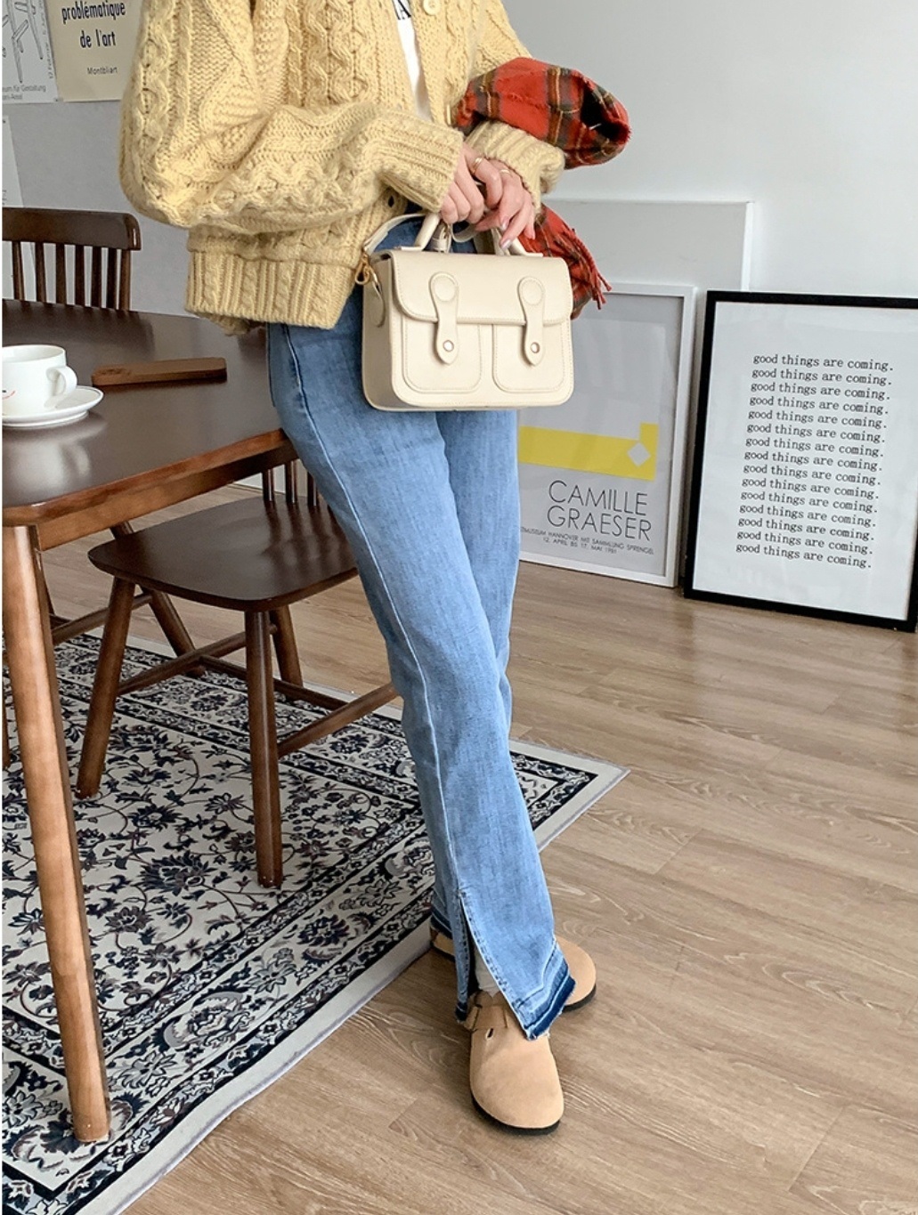 2WAYストラップツーポケットスクエアバッグ | 詳細画像6