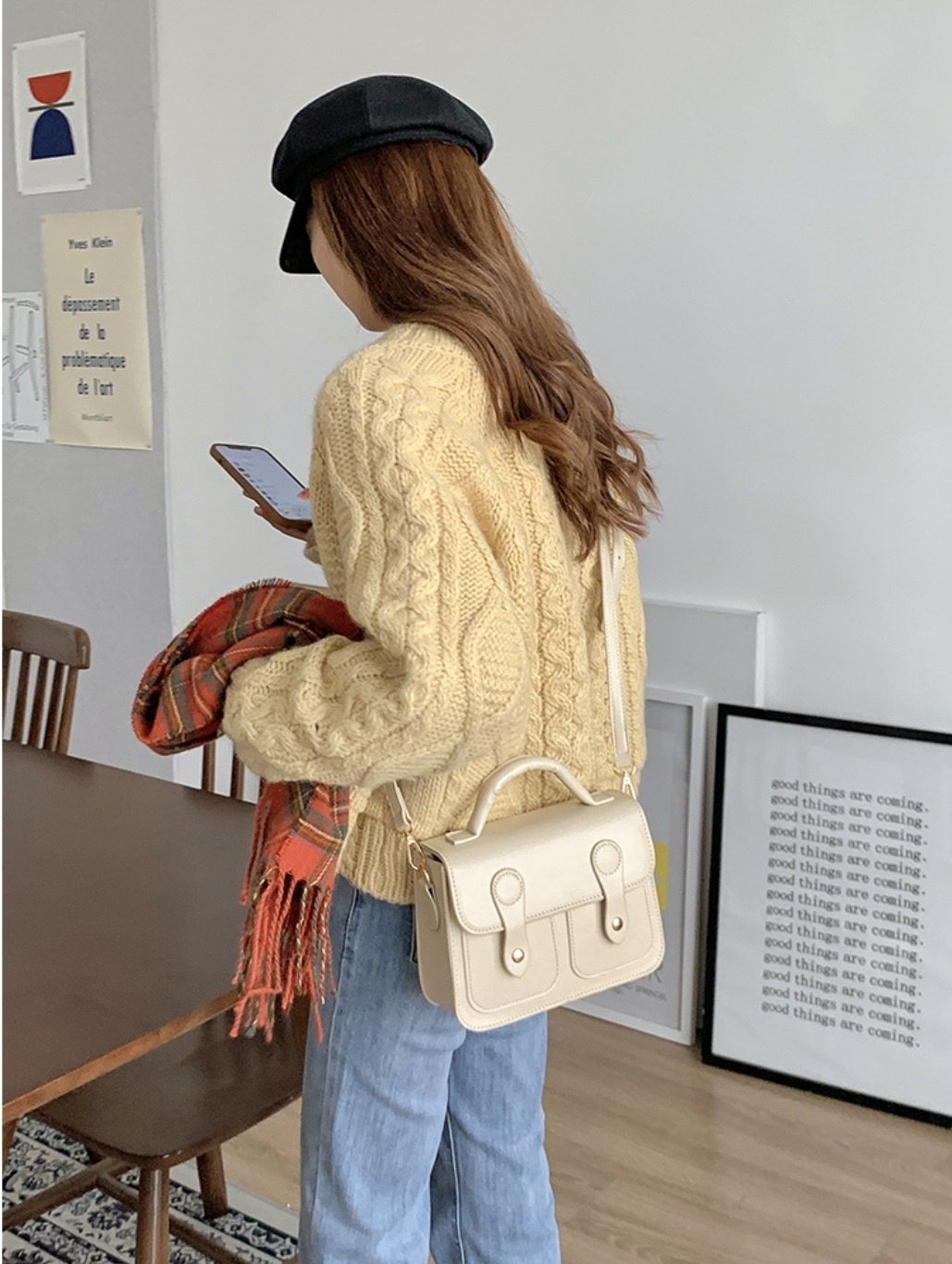 2WAYストラップツーポケットスクエアバッグ | 詳細画像17