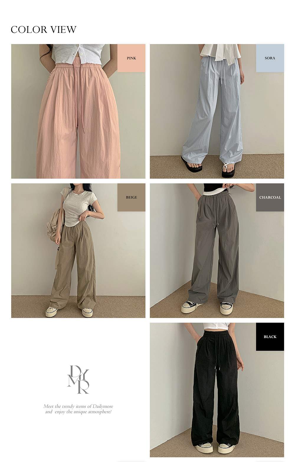 ナイロンドロストワイドパンツ | 詳細画像25