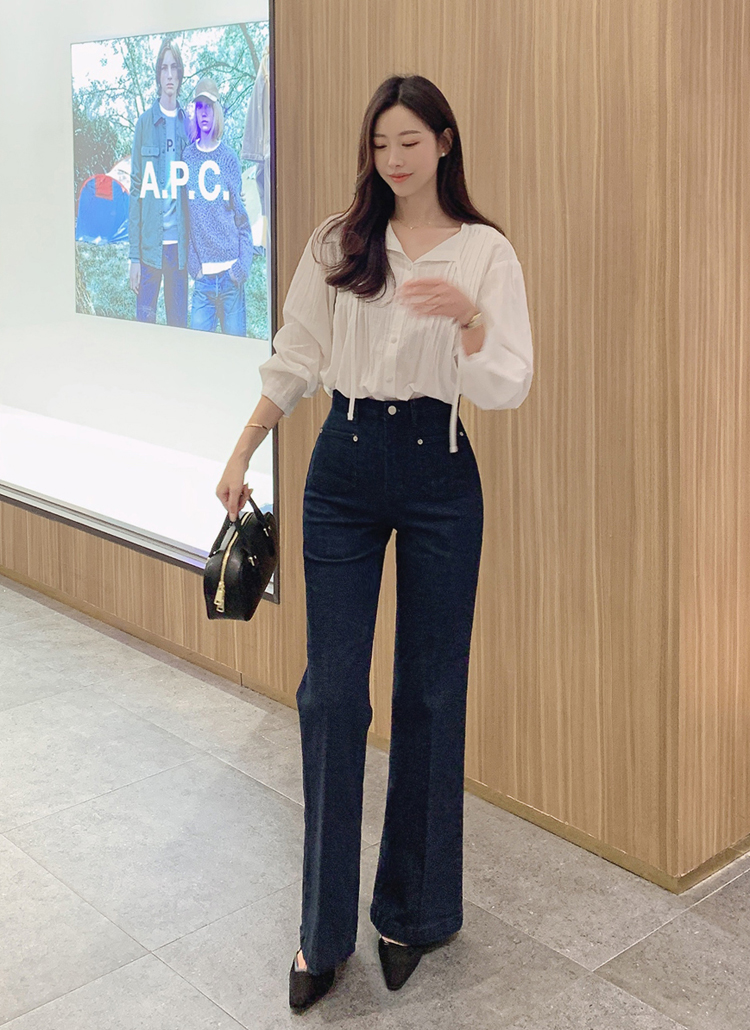 ツーポケットインディゴフレアデニムパンツ | レディース ツーポケットインディゴフレアデニムパンツ | レディース