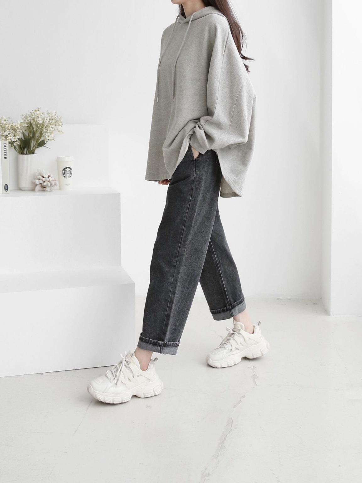 ラウンドヘムドルマンドロストパーカー | 詳細画像4