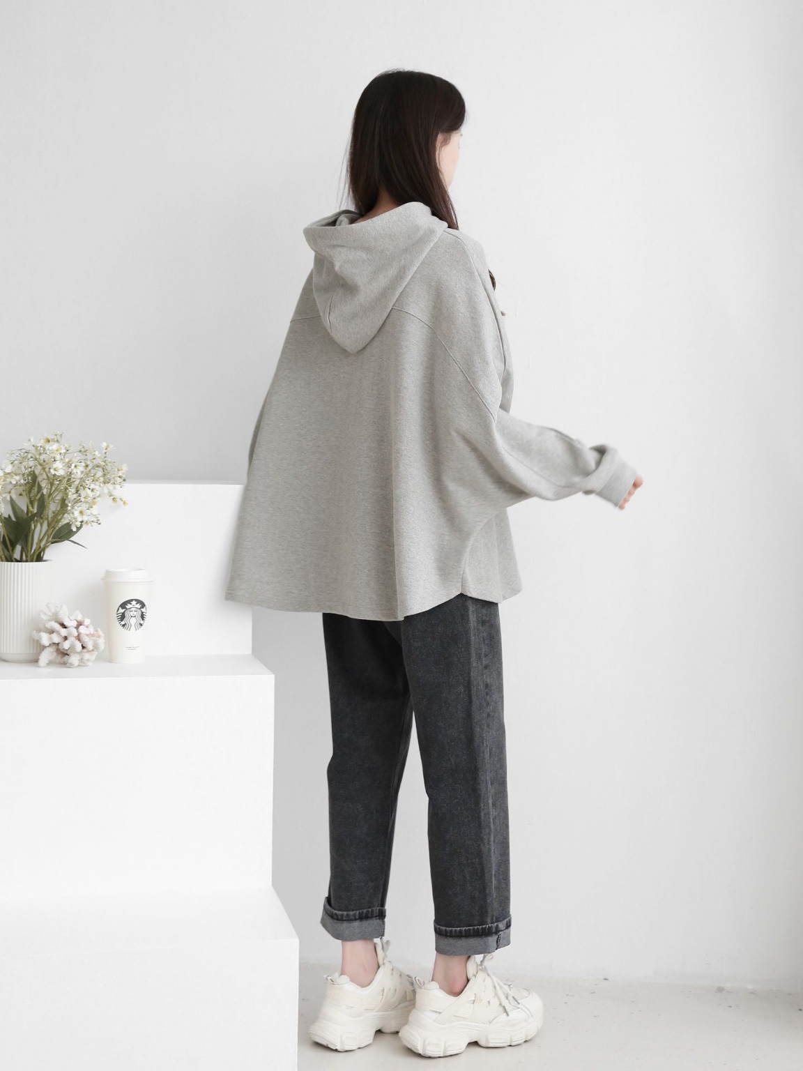 ラウンドヘムドルマンドロストパーカー | 詳細画像5