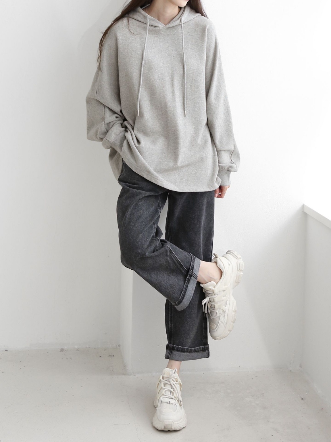 ラウンドヘムドルマンドロストパーカー | 詳細画像7