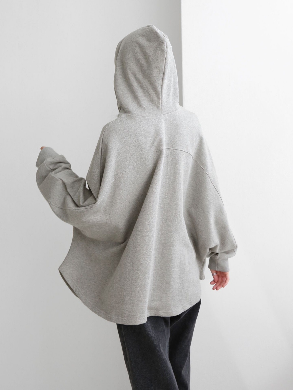 ラウンドヘムドルマンドロストパーカー | 詳細画像9