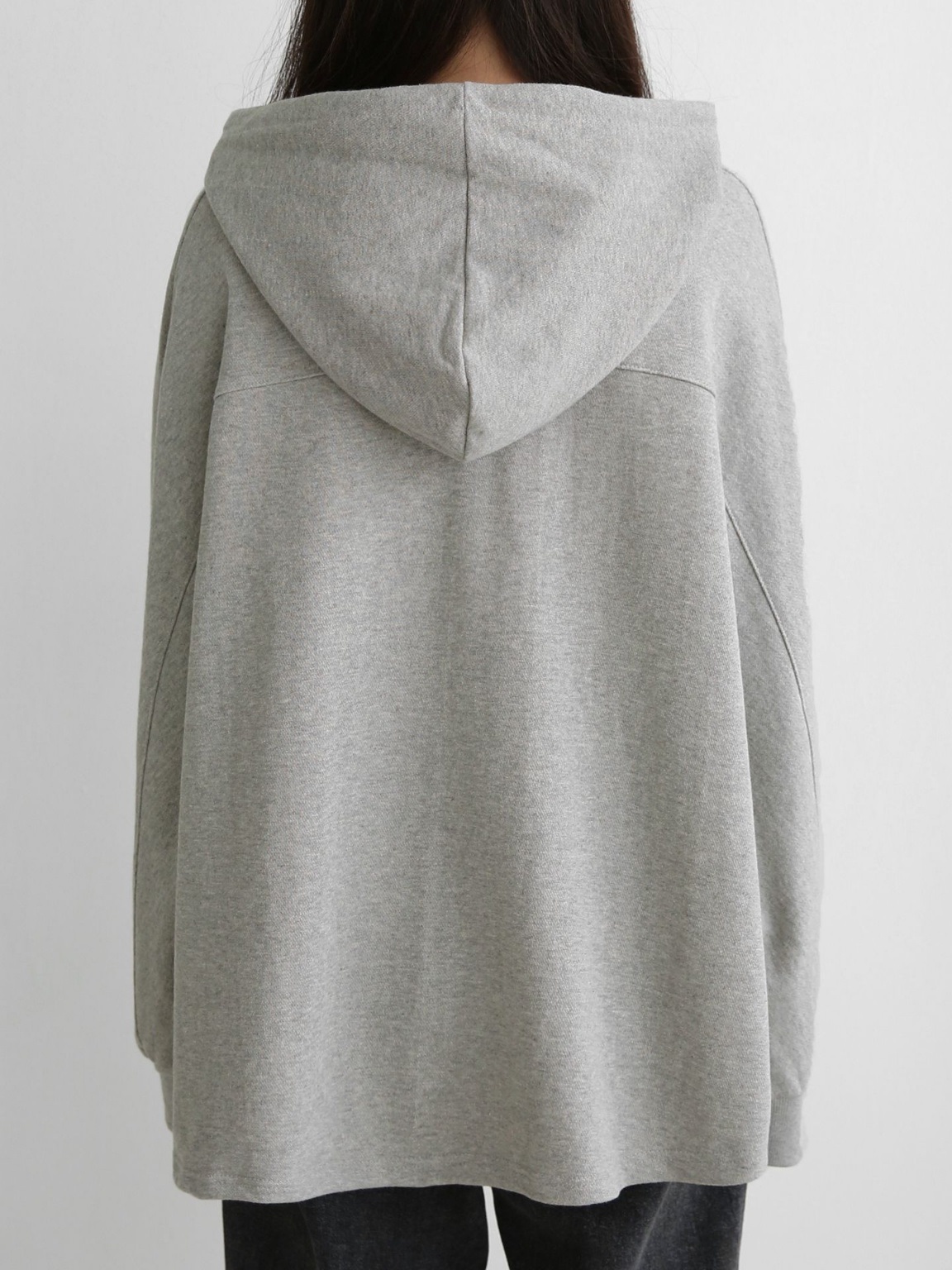 ラウンドヘムドルマンドロストパーカー | 詳細画像10