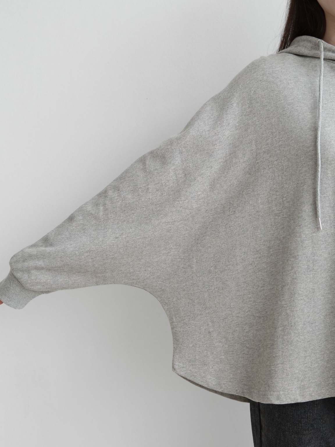 ラウンドヘムドルマンドロストパーカー | 詳細画像11