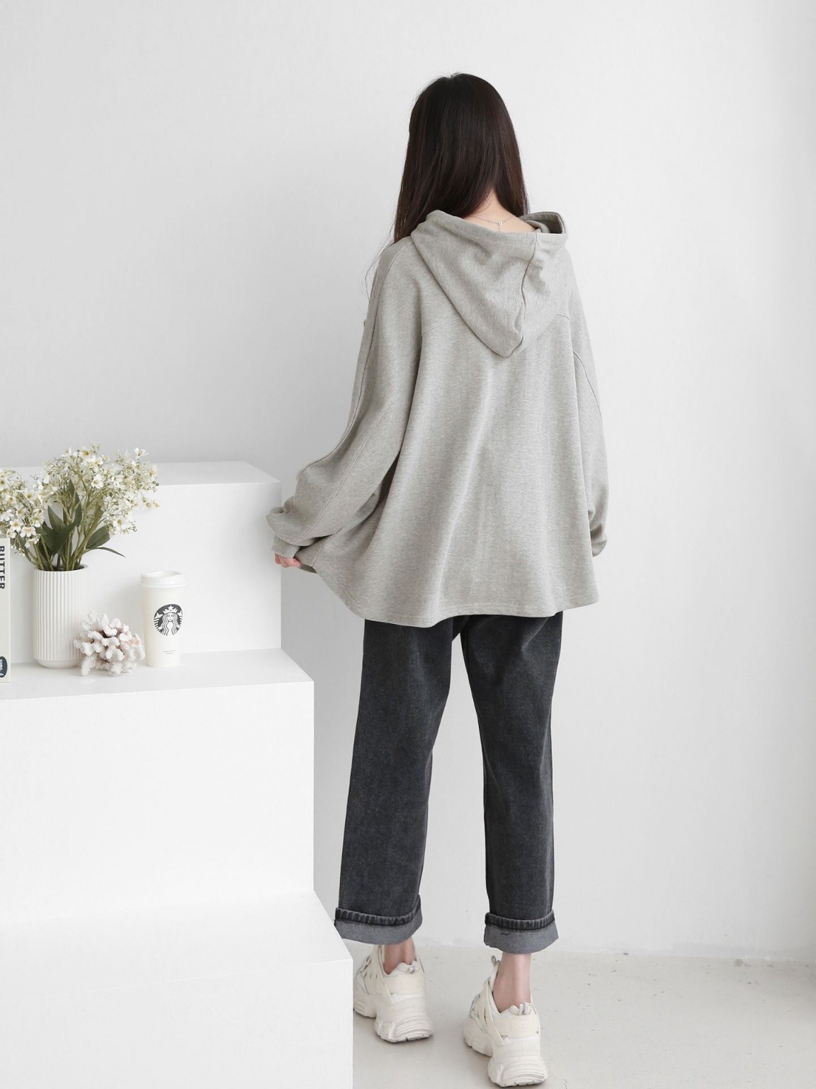 ラウンドヘムドルマンドロストパーカー | 詳細画像13