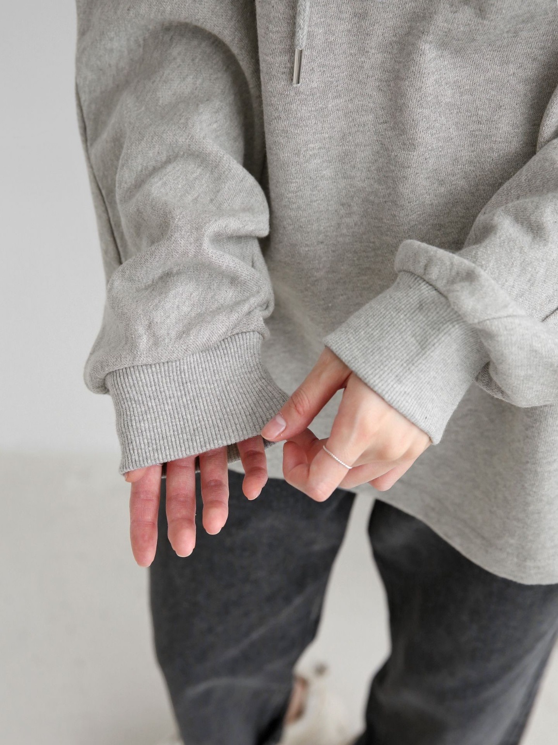 ラウンドヘムドルマンドロストパーカー | 詳細画像15