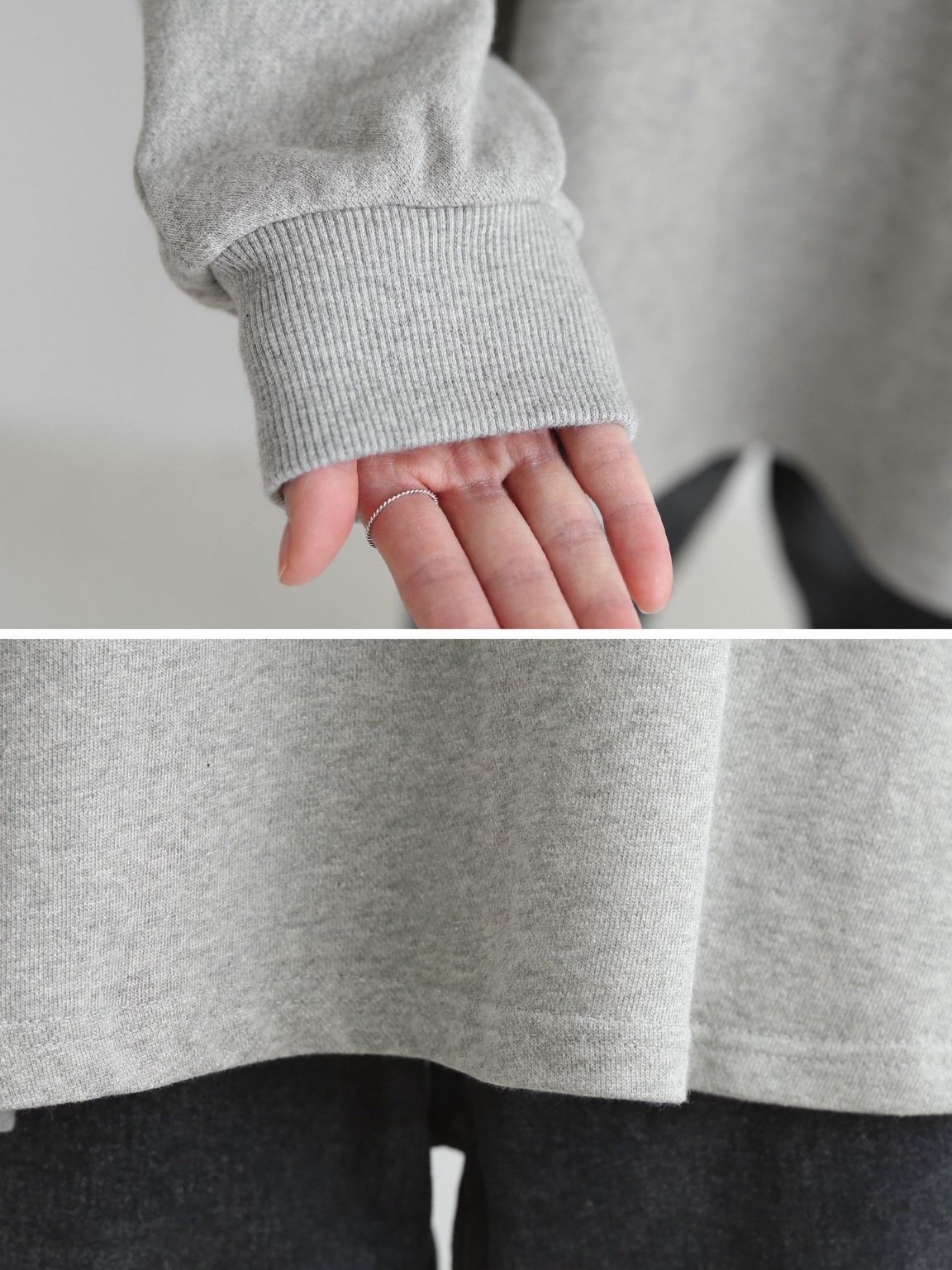 ラウンドヘムドルマンドロストパーカー | 詳細画像16