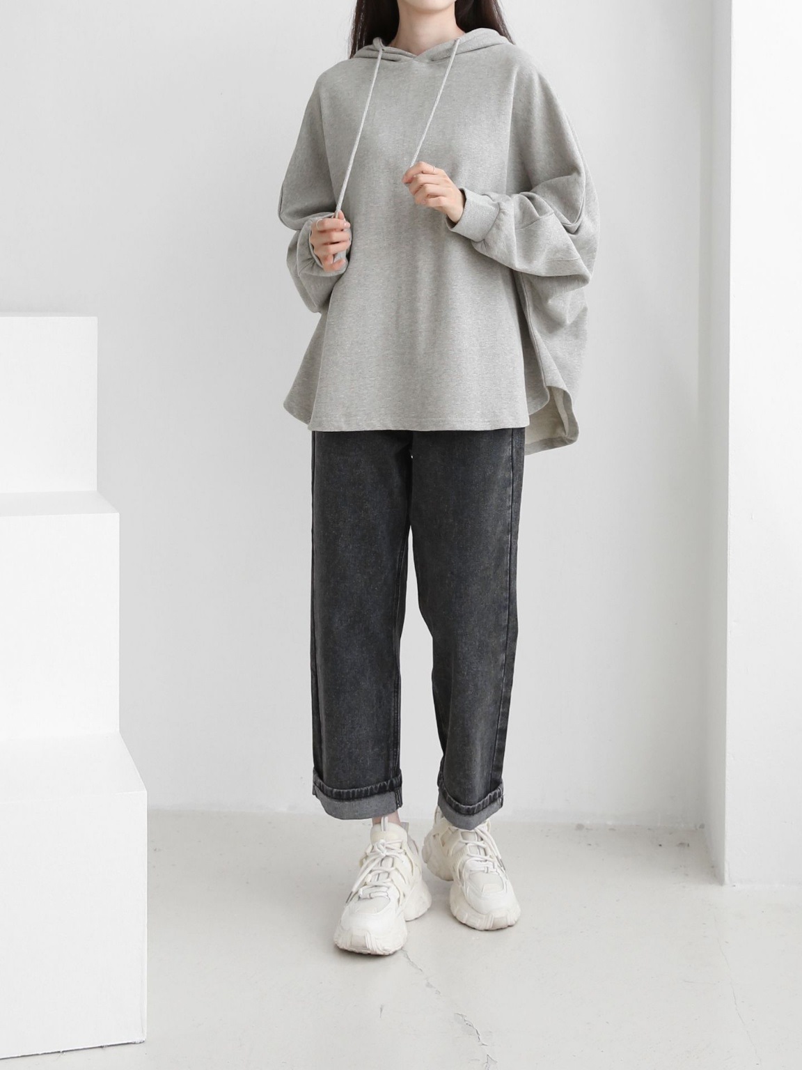 ラウンドヘムドルマンドロストパーカー | 詳細画像19